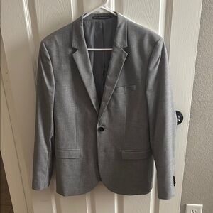 H&M Gray Sport Coat Modern Cut Blazer